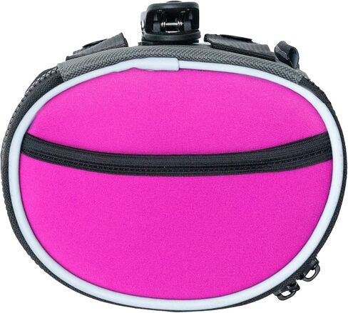 Quickdraw Treat Pouch – Compact Dog Training Bag with Reflective Trim, Built-in Poop Bag Dispenser, and Adjustable Waist Belt – Ideal for Walks, Hikes, and Training Sessions (Pink) in Saudi Arabia