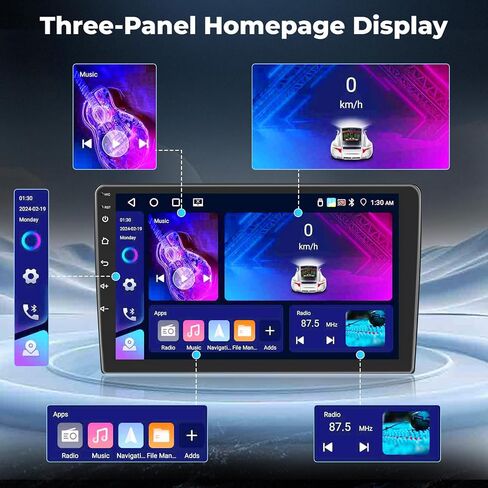 [8 Core 6+128GB] Hikity Android 15 Car Stereo لجيب Grand Cherokee 2008-2013 مع Carplay Wireless Android Auto ، 9 '' '‘' Radio GPS 5G WiFi Mirror Link Bluetooth 32EQ/DSP SWC camle in Saudi Arabia