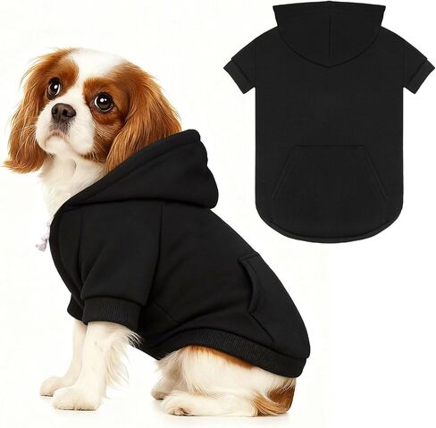 4XL Dog Sweaters for Large Dogs,Dog Hoodie,Cozy Fleece Interior Sweatshirt with Hood & Pocket,Leash Hole,Pet Clothes Sweater Hoodie for Large Dogs,Grey&4XL in Saudi Arabia