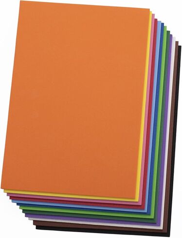 Black Eva Foam Sheets, 12 Pack, 2mm Thick, 6 x 9 Inch, Handicraft Foam Paper for Arts and Crafts, by Ader Products in Kuwait