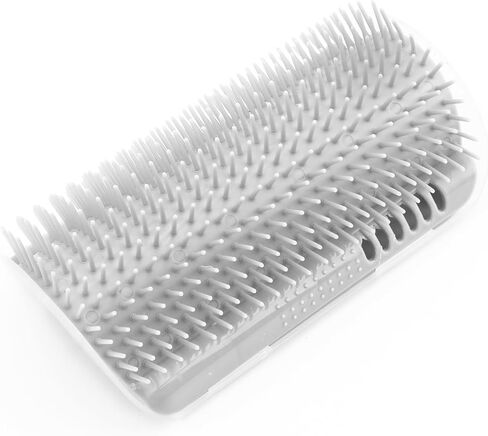 Softer Self Groomer brushes, Cat Corner Groomer brushes, Self Grooming Cat Brush for Long & Short Fur Kitten Cats Dogs（grey） in Saudi Arabia