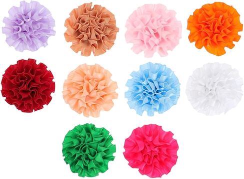 Milisten 10pcs Colorful Pet Flower Bow Ties Mixed Design Floral Dog Collar Accessories for Puppies and Cats for Photos Parties and Daily Wear in Saudi Arabia