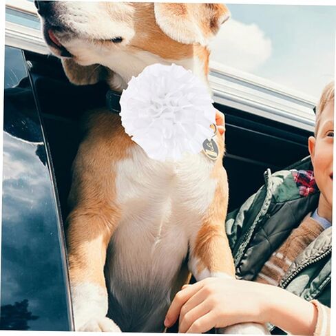 Milisten 10pcs Colorful Pet Flower Bow Ties Mixed Design Floral Dog Collar Accessories for Puppies and Cats for Photos Parties and Daily Wear in Saudi Arabia