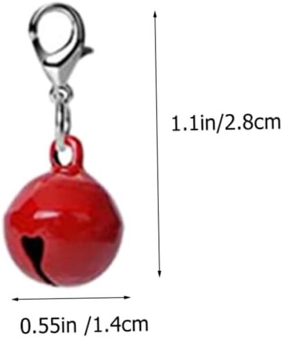 Garneck 10Pcs Decorative Pet Collar Crafted Collar Charms for Cats for Home Party Decoration Soft Chime Sound Easy to Hang in Saudi Arabia