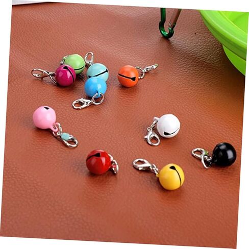 Garneck 10Pcs Decorative Pet Collar Crafted Collar Charms for Cats for Home Party Decoration Soft Chime Sound Easy to Hang in Saudi Arabia