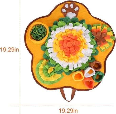 Yummy Sam Snuffle Mat for Small Medium Dogs, Portable Interactive Nose Smell Training Sniffing Pad with Puzzle Toys for Boredom Stimulating Slow Eating and Keep Busy in Saudi Arabia