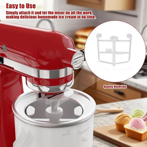 Replacement Ice Cream Maker Mixing Paddle for Kitchenaid - Drive Stand Mixers Assembly Replacement For Kitchen Aid Ice Cream Parts in Kuwait