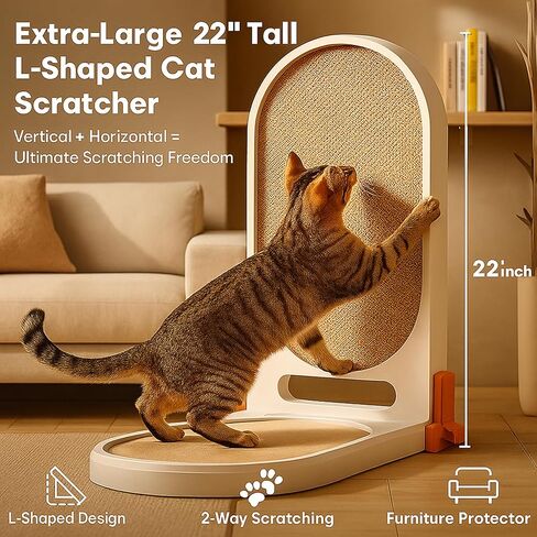 Kitty Kurls Cat Toy – Interactive Shape-Shifting Cat Scratcher with Ball Track, Kitty Kurlz Cardboard Cat Scratcher Scratch Pad, Kitty Curls Magnetic Cat Toys for Indoor Cats Play, Chase & Scratch in Kuwait