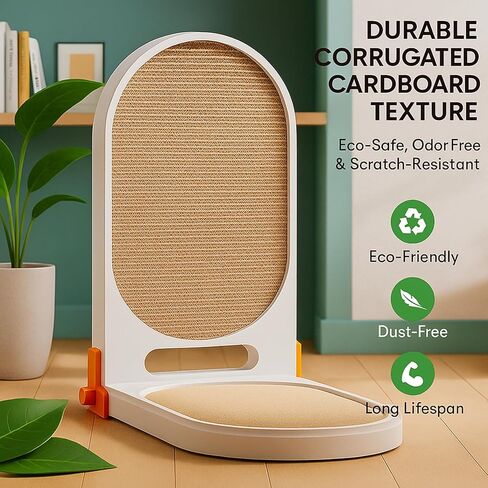 Kitty Kurls Cat Toy – Interactive Shape-Shifting Cat Scratcher with Ball Track, Kitty Kurlz Cardboard Cat Scratcher Scratch Pad, Kitty Curls Magnetic Cat Toys for Indoor Cats Play, Chase & Scratch in Kuwait