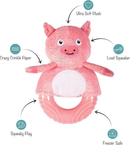Fringe Studio Rubber Dog Toy, GET Piggy with IT, Pet Shop Collection (519056) in Saudi Arabia