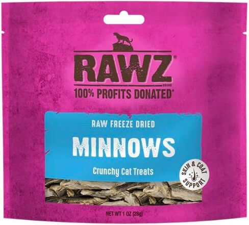 Rawz Raw Freeze Dried Rabbit, Goat's Milk & Green Mussels Crunchy Cat Treats- 1 Ounce Bag in Saudi Arabia