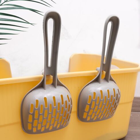 Pet Waste Plastic Shovels Cat Dog Pooper Scoopers Pets Litter Habitats Cleaning Scoop Tools 25 * 10.5cm in Saudi Arabia