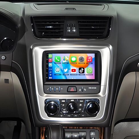 4G+64G Android 14 Apple CarPlay Car Radio for Chevrolet Traverse 2013-2017 for GMC Acadia 2013-2017 for Buick Enclave 2013-2017,7 Inch Touch Screen Stereo with GPS SWC Wireless Android Auto in Saudi Arabia