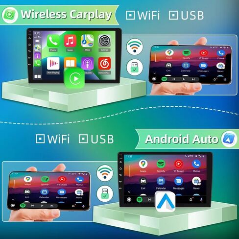 4G+64G Android 14 Apple CarPlay Car Radio for Chevrolet Traverse 2013-2017 for GMC Acadia 2013-2017 for Buick Enclave 2013-2017,7 Inch Touch Screen Stereo with GPS SWC Wireless Android Auto in Saudi Arabia