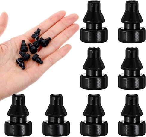 8 قطع أقدام مطاطية للطهي البطيء، ملحقات وعاء أرجل الطبخ البطيء قابلة للاستبدال تمنع علامات الخدوش والأضرار، ممتص الصدمات المطاطي، أسود in Kuwait