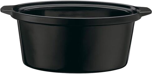 Cuisinart PSC-350 3.5 لتر طباخ بطيء مصقول من الفولاذ المقاوم للصدأ مع Deco Chef مقص طلاء تيتانيوم ذهبي من الأكريليك الشفاف لجميع الأغراض ولوح تقطيع من الخيزران الفاخر من Deco Chef in Saudi Arabia