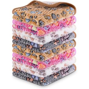 8PCS Soft Guinea Pig Bedding Blankets Washable Small Animal Fleece Cage Liners Reusable Pet Pee Pad Sleep Mat Pad Cover for Hamster Chinchilla Rabbit Hedgehog Dog Cat Essentials (16×24 Inch) in Saudi Arabia