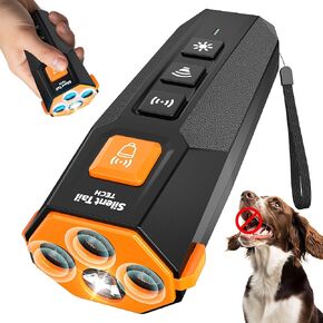 Dog Bark Deterrent Device – Anti Barking Device for Dogs with Triple Ultrasonic Emitters, 4 Modes, LED Light – Immediate Results – Safe & Humane – Indoor/Outdoor in Saudi Arabia