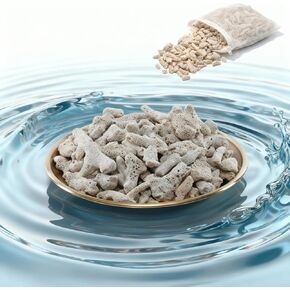 Crushed Coral for Freshwater Aquarium,Fish Tank Crushed Coral Aquarium Filter Media for Freshwater Aquarium Ph Aquarium Bio Filter Media Bag Reusable Aquarium Filter in Saudi Arabia