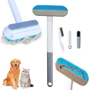 4 in 1 Pet Hair Remover for Furniture, Multifunctional Pet Hair Removal Brush Reusable Pet Hair Remover Tool 2025 New Pets Hair Remover for Couch Carpets, Clothes, Bedding, Window in Saudi Arabia
