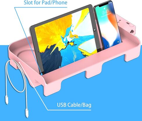 الجرف بجانب السرير لسرير سرير بطابقين مع ميناء شحن USB ومنافذ AC ، و Caddy بجانب السرير ، وطاولة السرير القابلة للتنقل ، ومقطع كوليدج أساسي على صينية بجانب السرير ، وملحقات سرير بطابقين ، بالإضافة إلى الحجم ، الأسود in Saudi Arabia