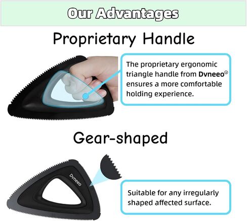 Pet Hair Removal Tool, Carpet Dog Hair Remover for Car Interior- Rapid Removal, Durable & Ergonomic, for Car Mats, Couch, Furniture, Carpets (Blue) in Saudi Arabia