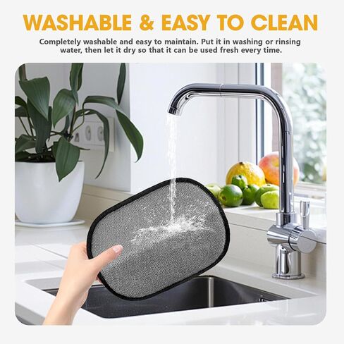 قطعتان من القفازات السوداء مزدوجة الجوانب لإزالة شعر الحيوانات الأليفة، فرشاة سحرية إلكتروستاتيكية لإزالة شعر الحيوانات الأليفة وأداة تزيين مع مشط للكلاب والقطط والأريكة والسرير والسيارة والأثاث in Kuwait