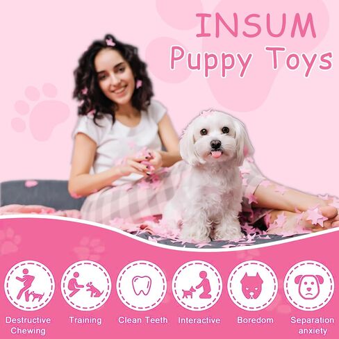 Squeaky Balls for Dogs, Squeaky Dog Toys Balls for Fetch, Funny Puppy Chew Toys, Built-in Squeaker, Idea for Doggie Birthday Gift, Medium - 4 Pack in Kuwait