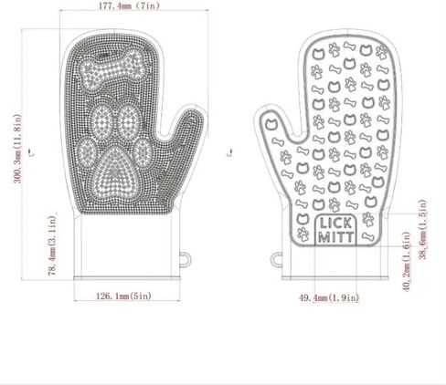 LickMitt® Dual-Sided Pet Mitt – For Spreadable Treats That Soothe & Comfort – Designed for Grooming & Shed Control – Encourages Licking & Bonding – BPA-Free, Easy-Clean Enrichment Tool for Dogs & Cats in Saudi Arabia