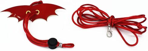 2PCS Small Animal Harness Leash with Bat Wing for Hamsters Rats Guinea Pigs Adjustable Rope Vest for Secure Neck and Stomach Protection Red Blue in Saudi Arabia