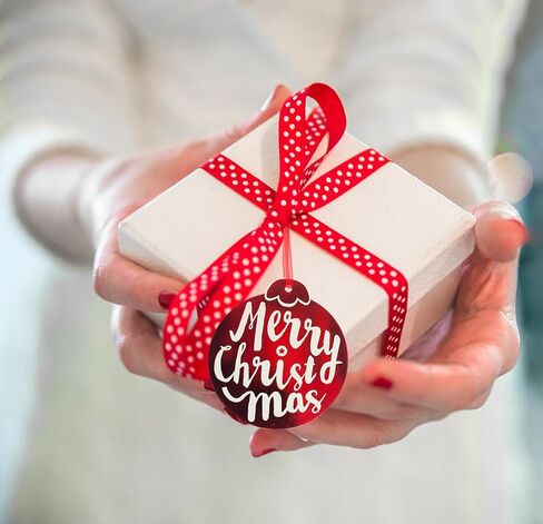 Christmas Tags 60 Count with Untied String (15 Assorted Glitter, Foil, Printed Designs Labels for Xmas Holiday Present Wrapping) in Saudi Arabia