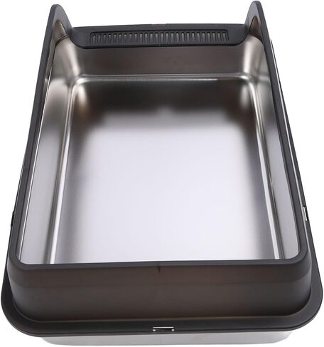ciciglow Stainless Steel Box, Cat Tray with Open Top, for Tall Side Metal Cats (46x3 0cm/18,1x11,8 (Extra Large 32.7 X 24.4 X 31.5in) in Saudi Arabia