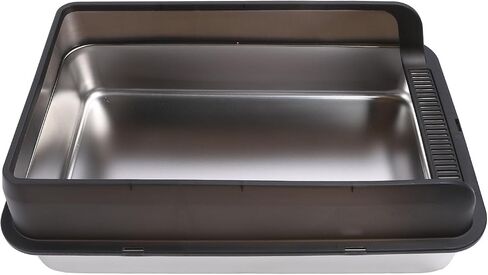 ciciglow Stainless Steel Box, Cat Tray with Open Top, for Tall Side Metal Cats (46x3 0cm/18,1x11,8 (Extra Large 32.7 X 24.4 X 31.5in) in Saudi Arabia