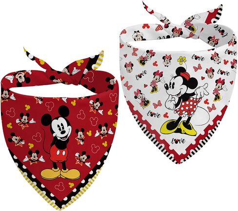 Cute Christmas Dog Bandanas Large 2PCS, Puppy Scarf Merry Christmas Dog Clothes Costume, Holiday Party Adjustable Accessories Xmas Pet for Medium Large Dogs in Saudi Arabia