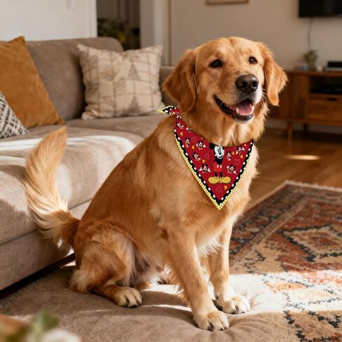 Cute Christmas Dog Bandanas Large 2PCS, Puppy Scarf Merry Christmas Dog Clothes Costume, Holiday Party Adjustable Accessories Xmas Pet for Medium Large Dogs in Saudi Arabia