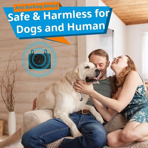 Anti Barking Device for Dogs, Sonic Bark Deterrents, 50 FT Ultrasonic Dog Barking Control Device, 4 Modes Bark Box for Small Medium and Large Dogs in Saudi Arabia