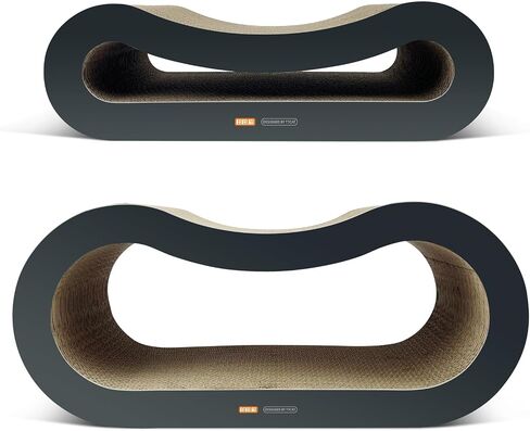 TTCAT Cat Scratch Pads,2 in 1 Corrugated Cardboard Cat Scratcher Lounge for Indoor Cats,Durable Cat Scratching Board Reversible for Furniture Protection. in Saudi Arabia