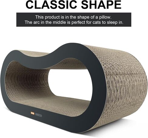TTCAT Cat Scratch Pads,2 in 1 Corrugated Cardboard Cat Scratcher Lounge for Indoor Cats,Durable Cat Scratching Board Reversible for Furniture Protection. in Saudi Arabia