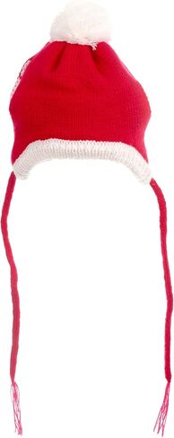 The Worthy Dog Santa Knit Hat, Warm Dog Beanie With Ear Holes, Cozy Dog Cap with Tassel, Keeps Dogs Comfy on Cold Days, Fits Small Size Dogs, Red in Saudi Arabia