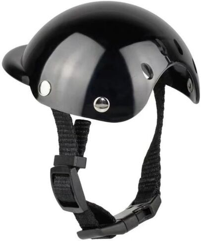 Pet Travel Cool Protective Helmet - Stylish Motorcycle Helmet for Cats and Dogs, Universal Fit for a Trendy Look 120 in Saudi Arabia