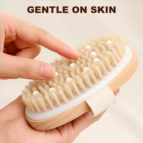 Dog Cat Brush for Short Hair Pet, TWPER Soft Boar Bristle Pet Palm Grooming Brush Gentle Hair Removal Massage in Saudi Arabia