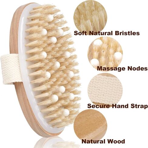 Dog Cat Brush for Short Hair Pet, TWPER Soft Boar Bristle Pet Palm Grooming Brush Gentle Hair Removal Massage in Saudi Arabia