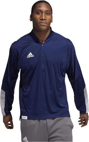 سترة adidas Sideline 21 بأكمام طويلة وربع سحاب - كاجوال للرجال in Saudi Arabia