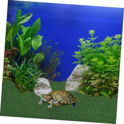 Outdoor Floating Turtle Dock Artificial Grass Mat for Reptile Basking Rock in Saudi Arabia