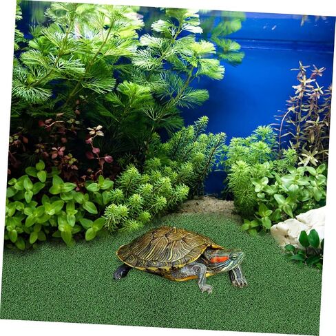 Outdoor Floating Turtle Dock Artificial Grass Mat for Reptile Basking Rock in Saudi Arabia