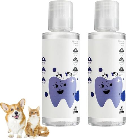 2Pcs Dental Plus,Freshen Breath, Natural, Odorless & Flavorless Formula to Fight Tartar, for All Pet in Saudi Arabia