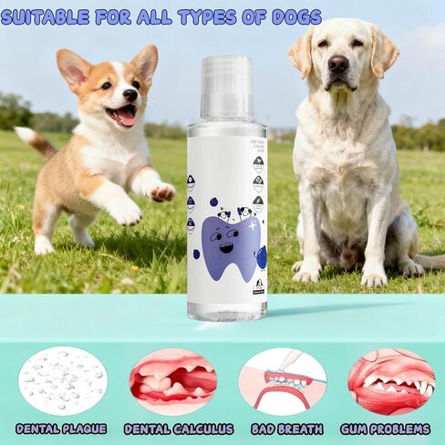 2Pcs Dental Plus,Freshen Breath, Natural, Odorless & Flavorless Formula to Fight Tartar, for All Pet in Saudi Arabia