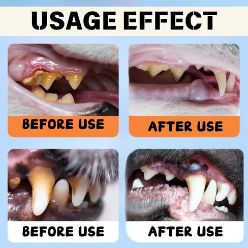 2Pcs Dental Plus,Freshen Breath, Natural, Odorless & Flavorless Formula to Fight Tartar, for All Pet in Saudi Arabia
