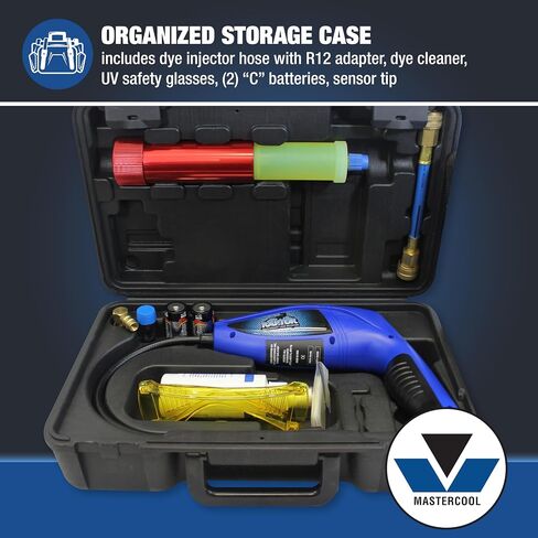 MASTERCOOL 56300 Blue/Black Complete Electronic/UV Leak Detection Kit in Saudi Arabia