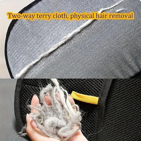 Pet Hair Remover Grooming Glove | Gentle De-Shedding & Massage Glove for Dogs & Cats | Efficient Pet Hair Remover for Furniture, Clothes & Car in Kuwait